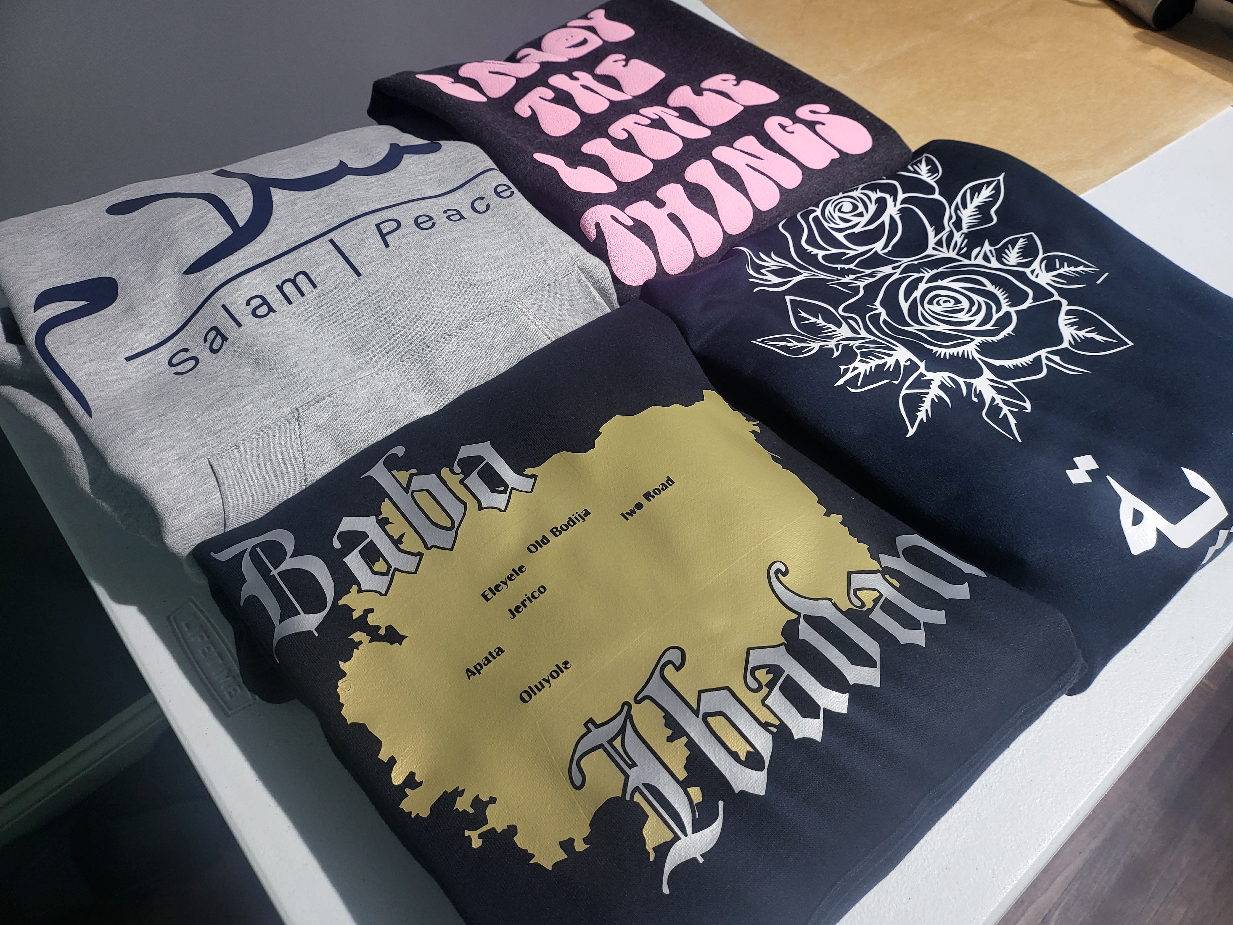 Hoodies - packed ready to go